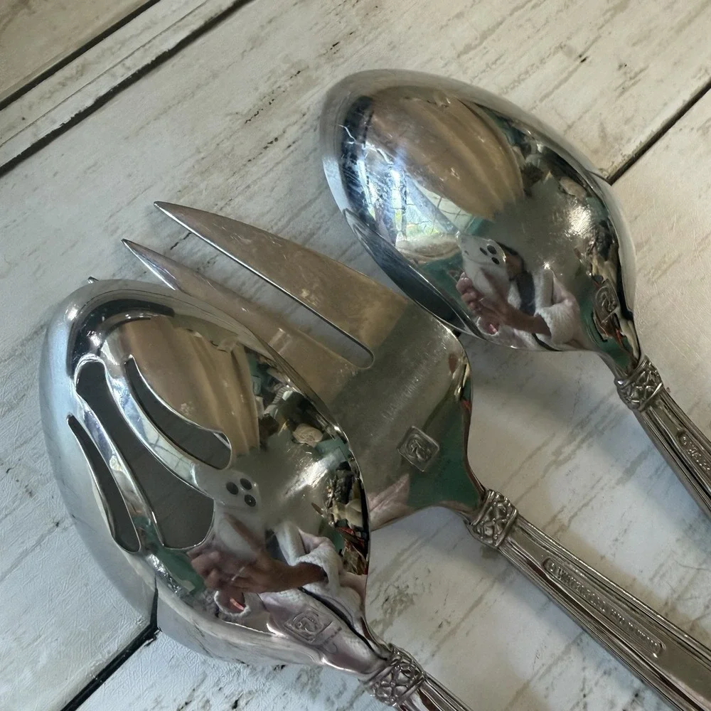 WATERFORD Stainless Padova 3-Piece HOSTESS SERVING SET Spoons Fork Discontinued